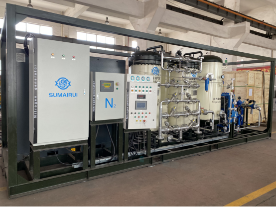 Sumairui gas Monoblock OSP80 series nitrogen generator exporting !